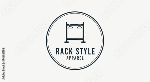 Rack Style Apparel Clothing Logo Design.