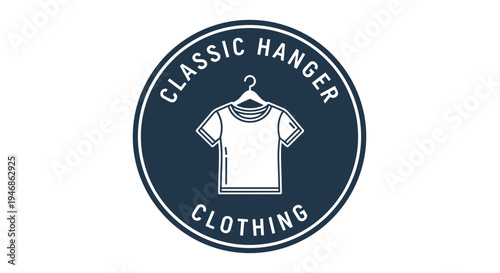 T shirt on a hanger logo 1.