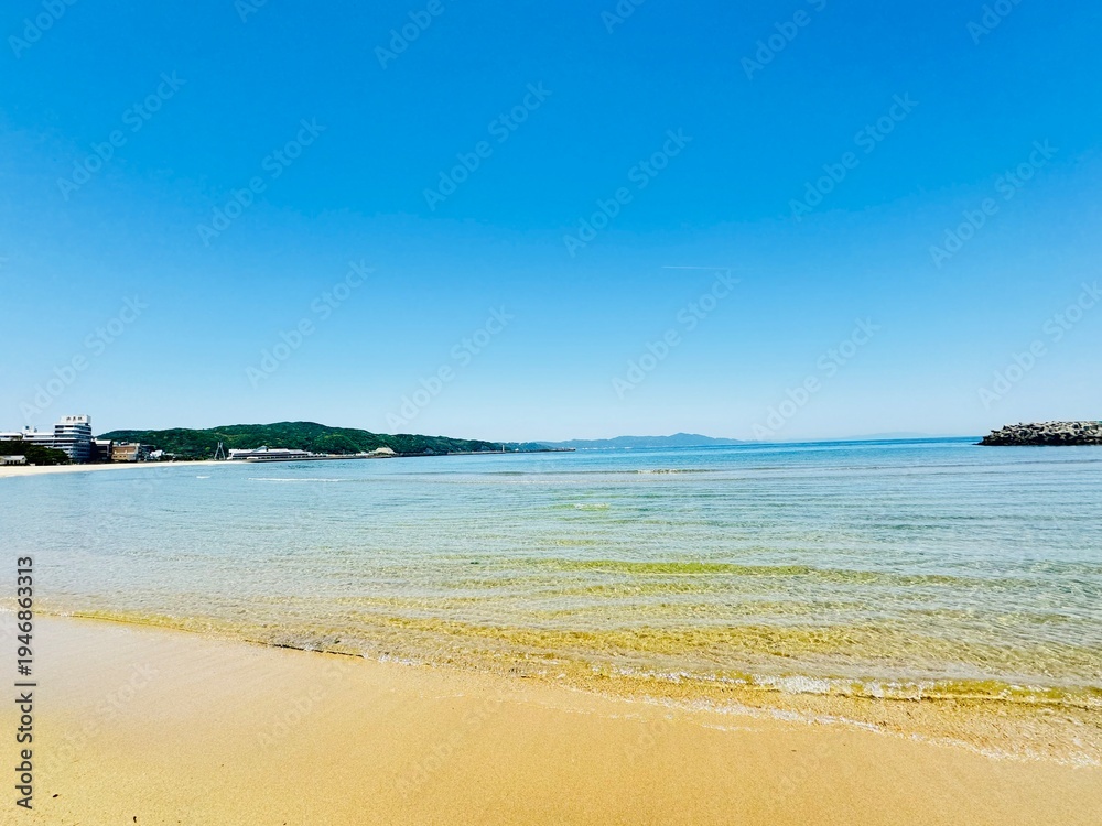 Fototapeta premium tropical beach in Japan