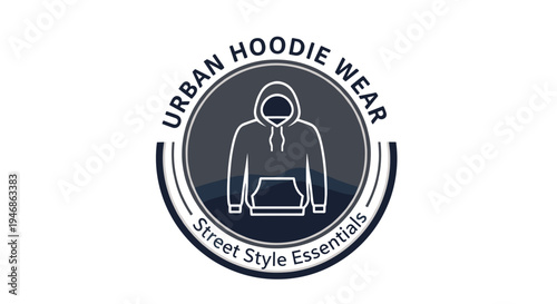 Urban hoodie with a kangaroo pocket.