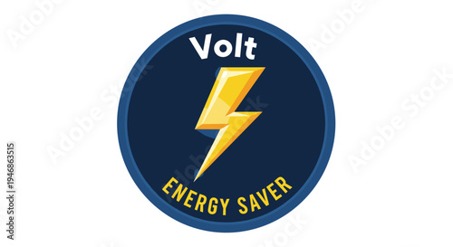 Volt Energy Saver Electricity Logo.