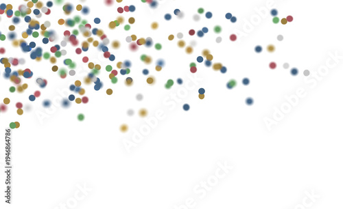 Abstract colorful dot confe...