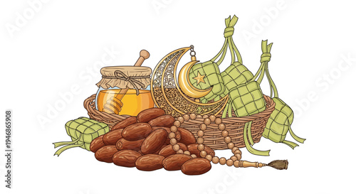 Dates and traditional middle eastern sweets.