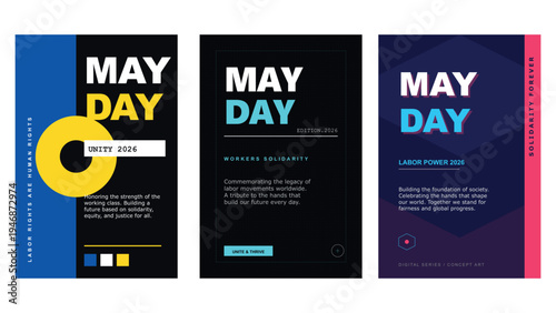 May Day Flyer Templates for Labor Day Celebrations