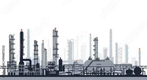 Industrial Factory Plant Equipment.