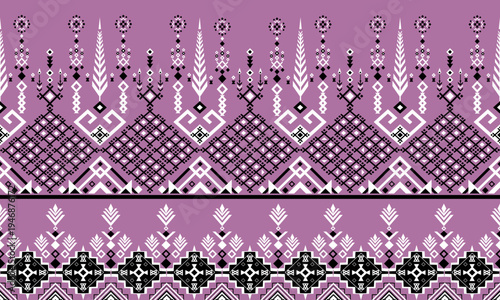 Geometric Ethnic pattern,
Native American tribal fabric, tile, carpet, vector,
illustration design, on background, Pattern fabric pixel, design for background, clothing, decorative, drapery, cloth 