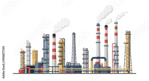 Industrial Factory Plant Facility.