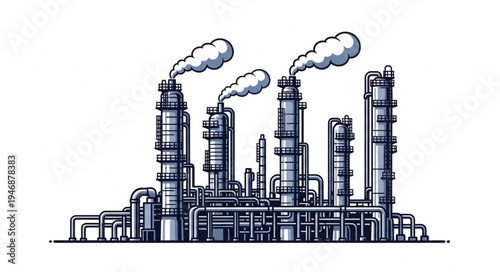 Industrial Factory Plant Facility.