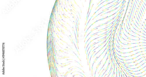 Abstract colorful lines for...