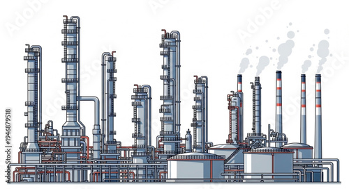 Industrial Factory Plant Facility.