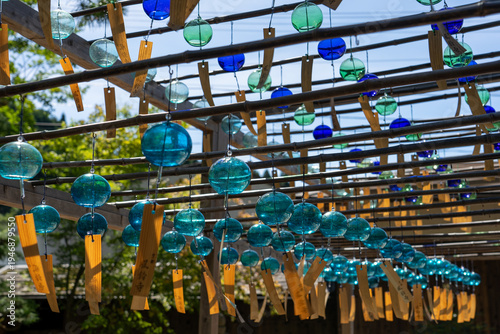 Wallpaper Mural 青色の風鈴 / Blue wind chimes Torontodigital.ca