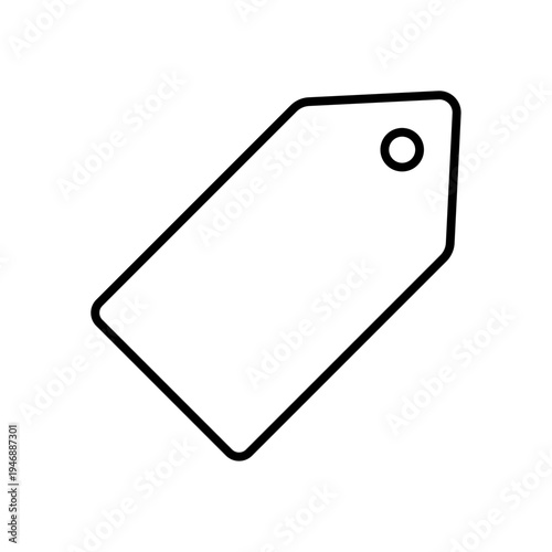 Price tag icon for retail shopping and ecommerce sales promotion