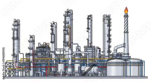 Industrial Plant Factory Machinery.