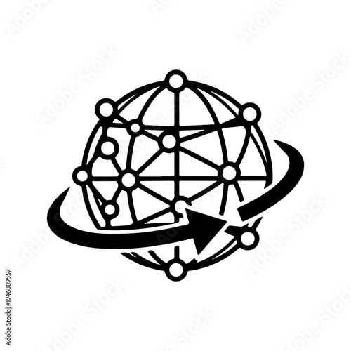 Data Exchange web icons in line style. Traffic, cloud, files, server, technology, collection. Vector illustration.