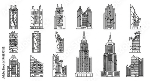 Skyscraper Sketches - A Collection of Architectural Designs.