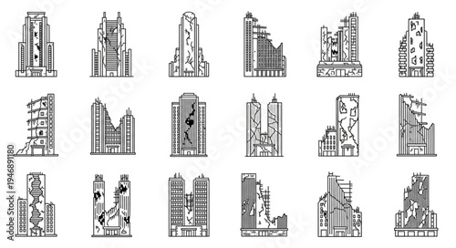 Architectural Sketches - A Collection of Modern Building Designs.