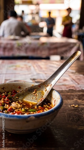 A close-up shot captures a ...