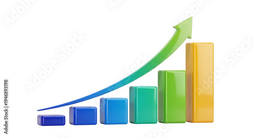 3D Business Growth Graph with Rising Arrows Free Download 3D Business Growth Graph with Rising Arrows - GFXLoad