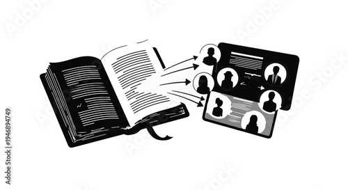 people profiles from a book