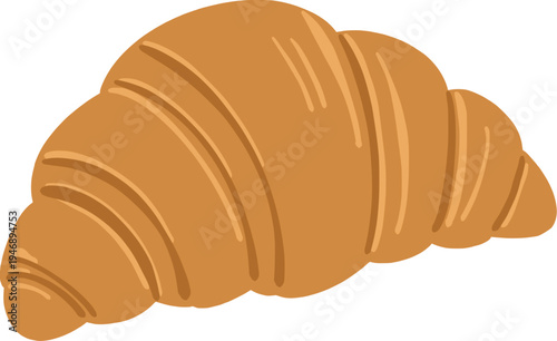 vector illustration of croissant