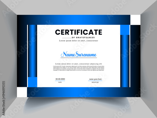 perfect Certificate Design Concept