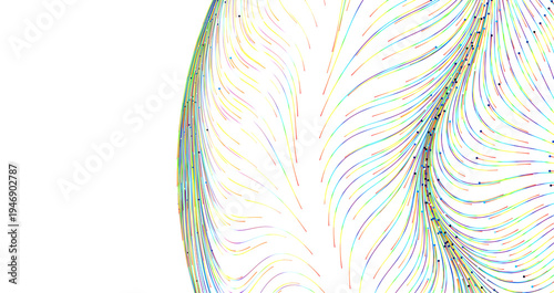 Dynamic colorful streamline...