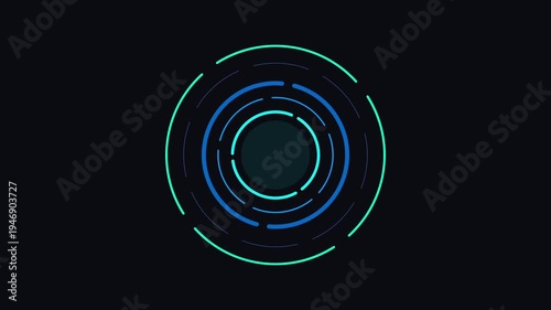 Data rings with rotating segments simulating an analytical engine