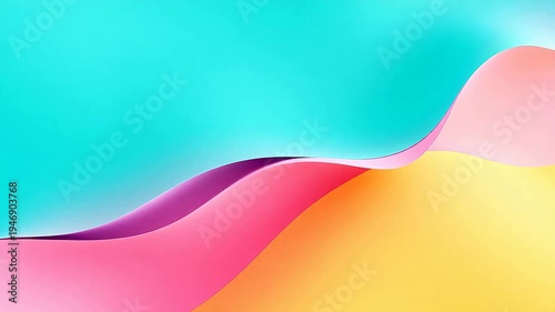 Colorful abstract wave design