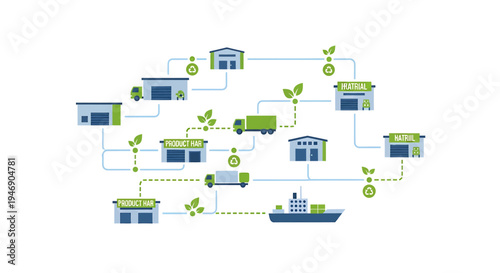 Smart City Network Connectivity with Technology and Infrastructure. Vector Illustrations. EPS Editable