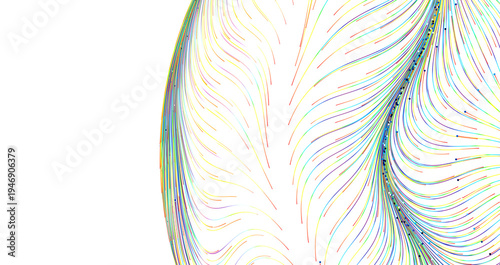Abstract artwork of colorfu...
