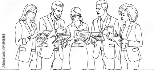 Corporate Team Strategic Collaboration and Data Analysis