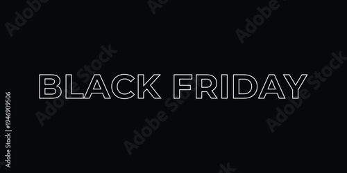 Black friday sales event with discounts and promotions