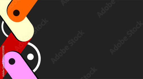 exclamation mark on black background