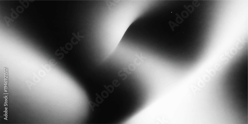 Black and white abstract digital background with light and texture