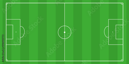 top view of soccer field eps 10.