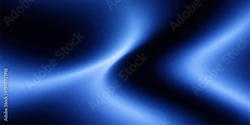 Blue abstract background with glowing stars light waves and digital space energy design