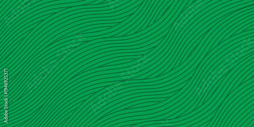 farm green banner, organic abstract background with fields. wavy green lines, natural organic products. ecology background. striped farmer green Pattern