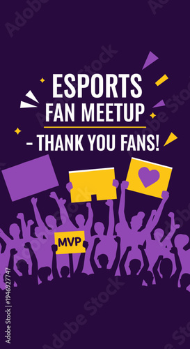 Enthusiastic Esports Gathering Showcasing Fan Appreciation And Community Engagement Dynamics