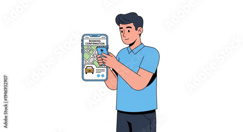 Man holding a large newspaper.