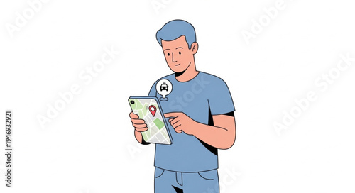 Man holding a magazine reading.