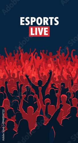 Excited Esports Fans Witness Live Action: A Thrilling Spectacle of Online Gaming Competition