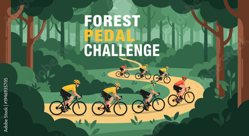 Forest Pedal Challenge: Cycling Through Greenery and Competitive Nature Trails