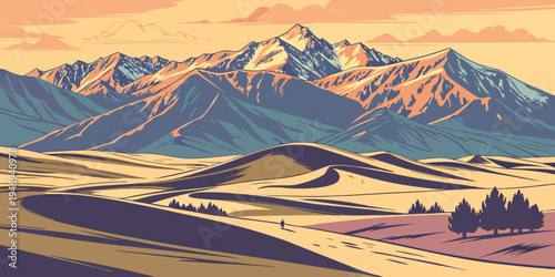 Devils Tower Sunset – Towering Volcanic Rock Formation, Dramatic Sky, and Iconic Western Landscape Panorama in the United States