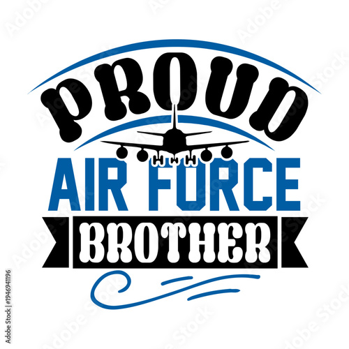 proud air force brother SVG