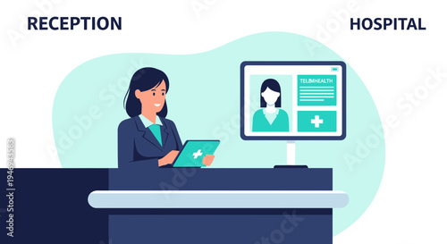 Online Healthcare Receptionist Utilizing Technology For Telemedicine And Virtual Patient