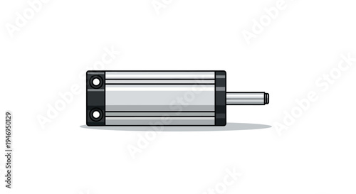 Linear Actuator or Hydraulic Cylinder Illustration