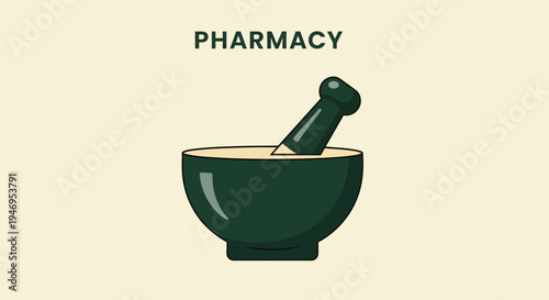 Pharmacy Icon: A Professional Illustrative Visual for Medical and Healthcare Purposes