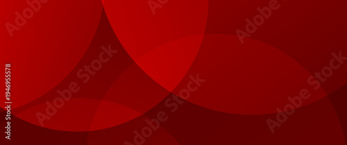 A sophisticated red abstract vector background featuring overlapping semicircles and large curves. This deep red design uses transparency and subtle gradients to create a modern and elegant feel.