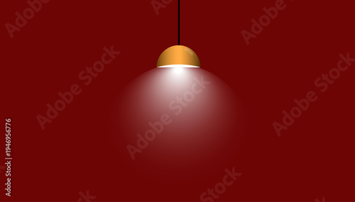 Ceiling lamp lighting fixture interior decor illustration vector artwork design for home lighting graphic element