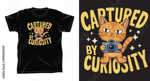 Cat Graphic vector art t-shirt design print